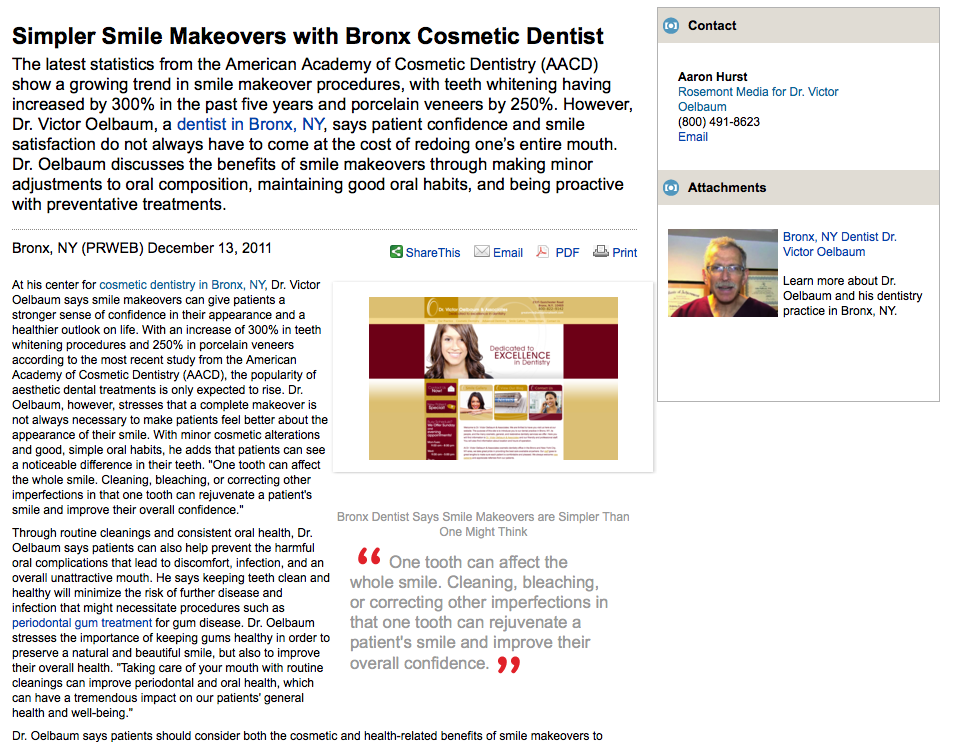 Simpler Smile Makeovers with Bronx Cosmetic Dentist Dr. Victor